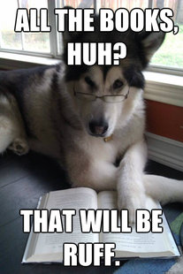 Condescending Literary Pun Dog