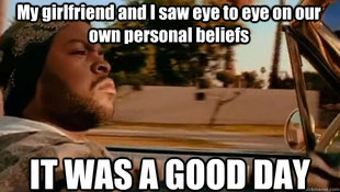 It was a good day