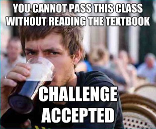 Lazy College Senior