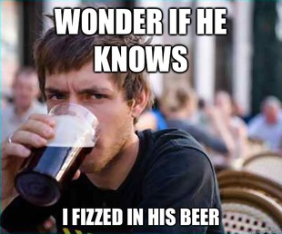 Lazy College Senior