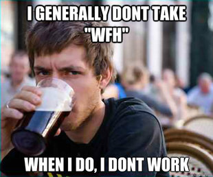 Lazy College Senior