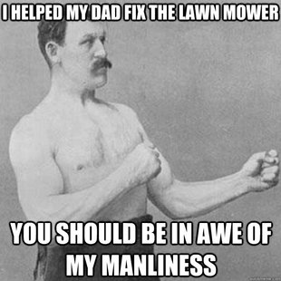 overly manly man