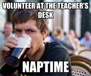 Lazy College Senior