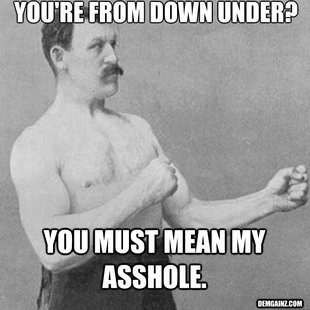 overly manly man