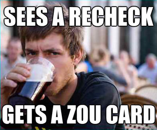 Lazy College Senior