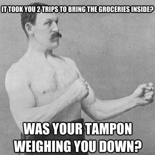 overly manly man