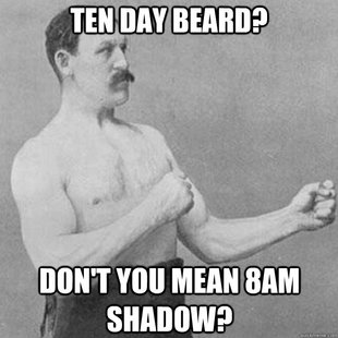 overly manly man