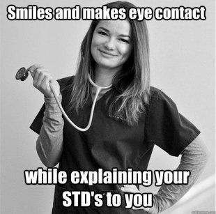 Friendly ER nurse