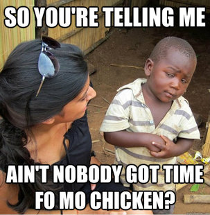 Skeptical Third World Kid