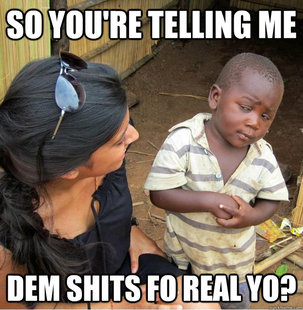 Skeptical Third World Kid