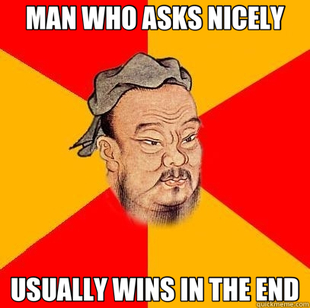 Confucius says