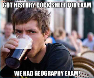 Lazy College Senior