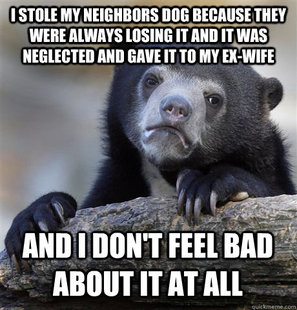 Confession Bear