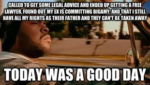 Today was a good day