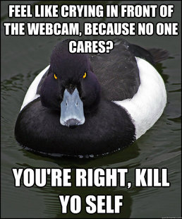 Angry Advice Duck
