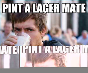 Lazy College Senior