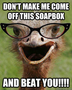 Judgmental Bookseller Ostrich