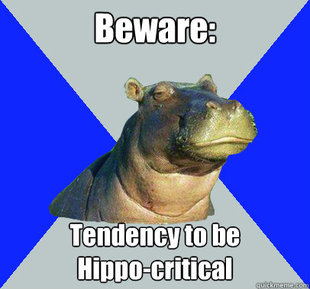 Skeptical Hippo