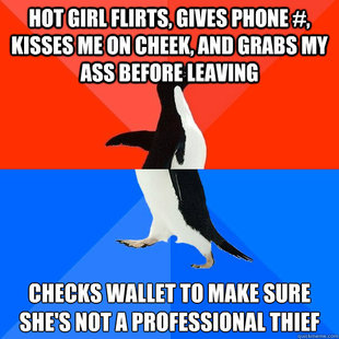 Socially Awesome Awkward Penguin