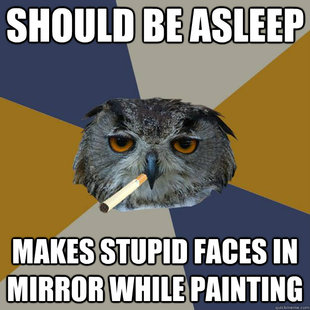 Art Student Owl