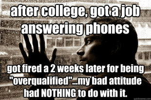 Over-Educated Problems