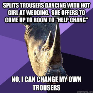 Sexually Oblivious Rhino