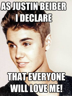 Justin Bieber hits puberty