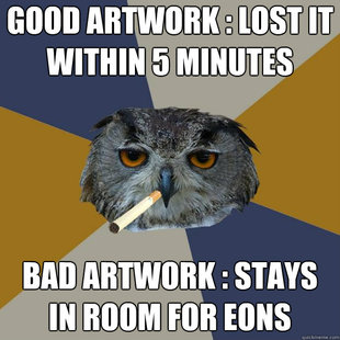 Art Student Owl