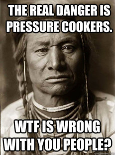 Unimpressed American Indian