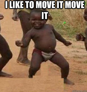 dancing african baby
