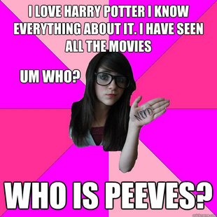 Idiot Nerd Girl