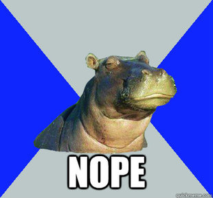 Skeptical Hippo