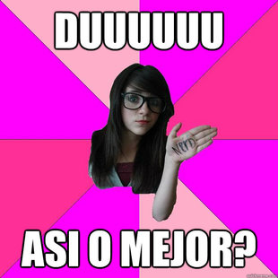 Idiot Nerd Girl