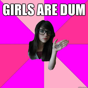 Idiot Nerd Girl