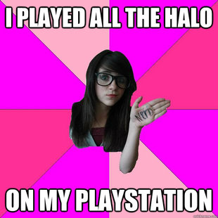 Idiot Nerd Girl