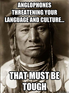 Unimpressed American Indian