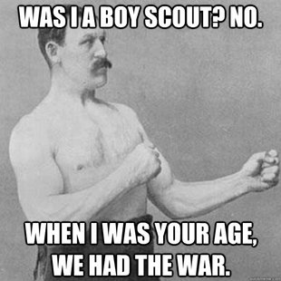 overly manly man