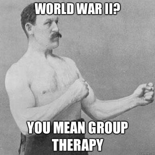 overly manly man