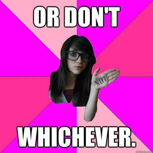 Idiot Nerd Girl