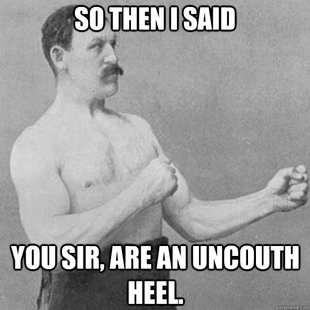 overly manly man