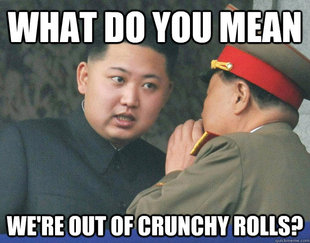 Hungry Kim Jong Un