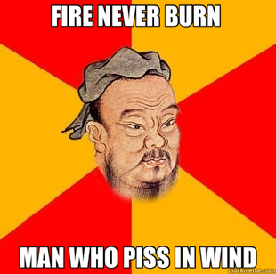 Confucius says