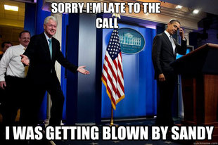 Inappropriate Timing Bill Clinton