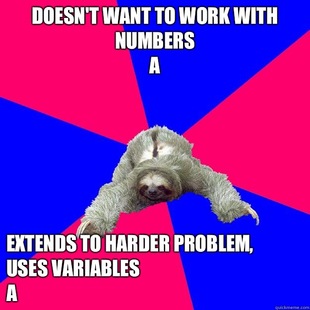 Math Major Sloth