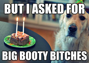 Sad Birthday Dog