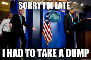 Inappropriate Timing Bill Clinton