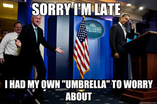 Inappropriate Timing Bill Clinton