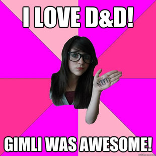 Idiot Nerd Girl