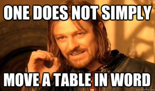 One Does Not Simply