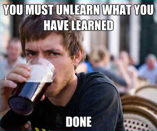 Lazy College Senior